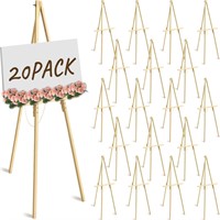 PerKoop 64in Wooden Easel Stand  20 Packs