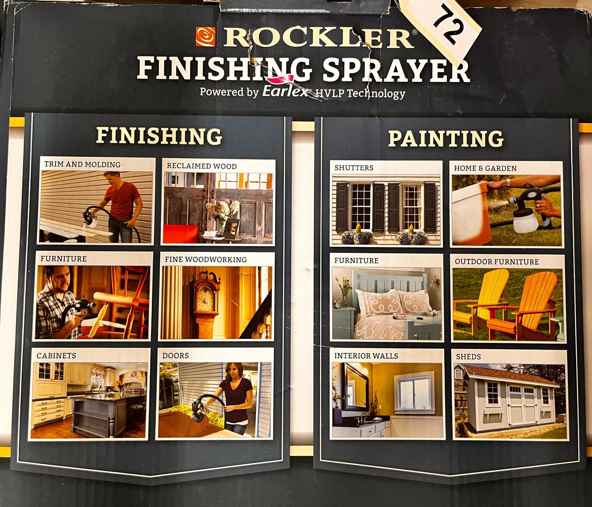 Rockler Finishing Sprayer (New Condition)