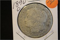 1890-O Morgan Silver Dollar