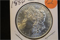 1886-P Uncirculated Morgan Silver Dollar