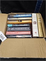 Box of Hard cover books