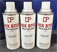 3 Cans Nix Stix Mold Release Sprays