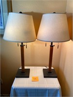 Two table lamps #129