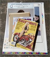 (JK) Play Boy & Easyriders Magazines,  LA Port
