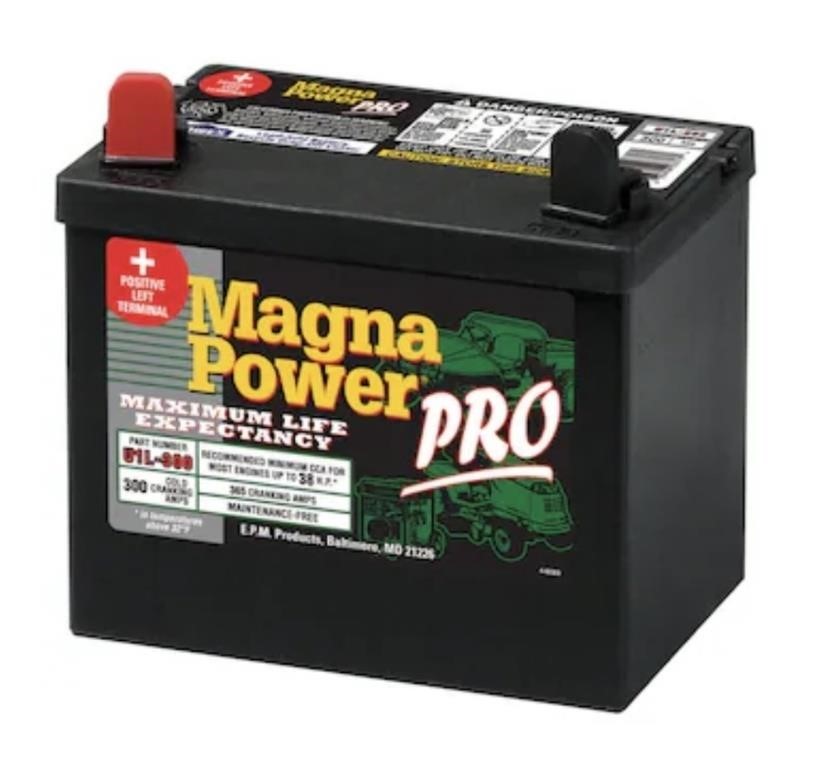 Magna Power 12V 300 CCA Mower Battery