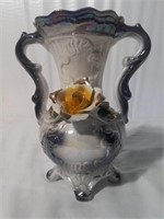 Vintage Capodimonte Iridescent Vase