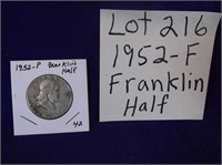 1952-F FRANKLIN HALF