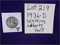 1936-D WALKING LIBERTY HALF