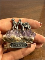 Black Hills, South Dakota, amethyst with pewter