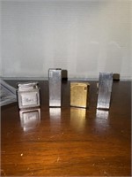 4 vintage lighters