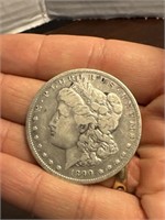 1890 O Morgan Silver dollar