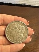 1900 P Morgan silver dollar