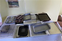 Cookie Sheets, Cupcake tin, Boaster pan