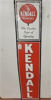 Kendall Motor oils Sign, New 12" x 57", New