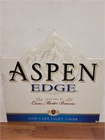 Aspen Edge By Coors, Embossed Advertising Sign