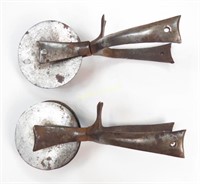 A RARE PAIR OF SUDANESE SPURS