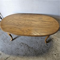 Small Oak Oval Coffee Table