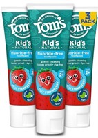 Tom's Fluoride Free Children's Toothpaste 3 pk.