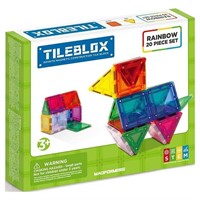 Magformers Tileblox Rainbow 20 Piece Set