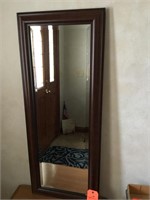 beveled edge hall mirror