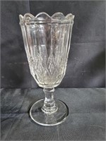 Pressed glass Vase