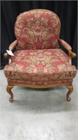 LARGE SCALE QUEEN ANNE ARM CHAIR