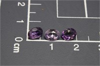 Amethyst, 6x4 oval, 3 pieces