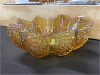 Fenton art glass bowl.