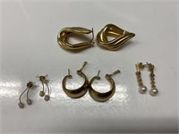 Four Sets of Earrings