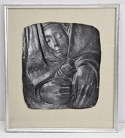 Kathe Kollwitz Peace of His Hands Framed Print