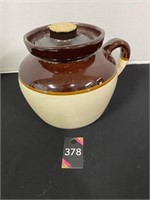 Vintage Big Roseville Pottery Bean Pot