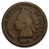 1864 Bronze Better Date Indian Head Cent