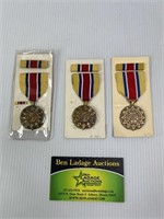 3 Army National Gaurd Medals