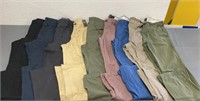 9 Men’s Pants Varying Size 32x32, 34x30, Etc.