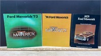 3 Ford Maverick Pamphlets