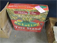 Holiday Time rotating tree stand in box