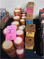 1 lot approx 40 mixed scented candles: