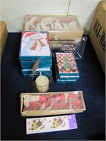 1 lot of misc decor & other: stickers, cards,