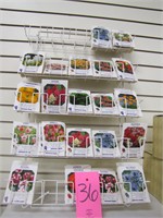 1 display of Johnsons Seeds seed packets