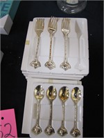 4 sets of tiny spoons & 8 sets of tiny forks