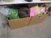 2 big boxes of craft materials & other SEE PICS