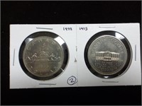 1972/1973 Canadian Nickel Dollars