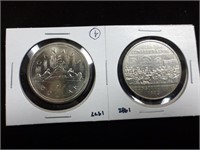 1982/1977 Canadian Nickel Dollars