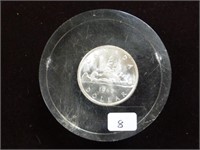 1962 CDN Encased Silver Dollar Paperweight