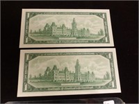 2-1967 CDN $1 Notes