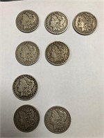 Misc. 1879, 1884, 1886, 1899 One Dollar Coin Piece