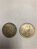 20PC 1922-1923 Peace Silver Dollars