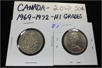 Canada 2-half dollars