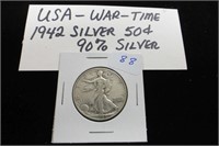 USA 1942 half dollar