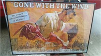 Framed Gone With The Wind Poster